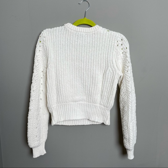 Dynamite White Knit Sweater - Picture 5 of 6
